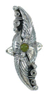 Genuine Sterling Silver Turquoise Southwestern Ring Size 8-1/2 AX90427